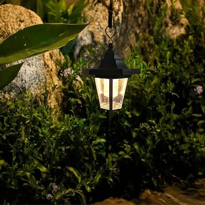 Lampe solaire exterieur EcoPower suspendue