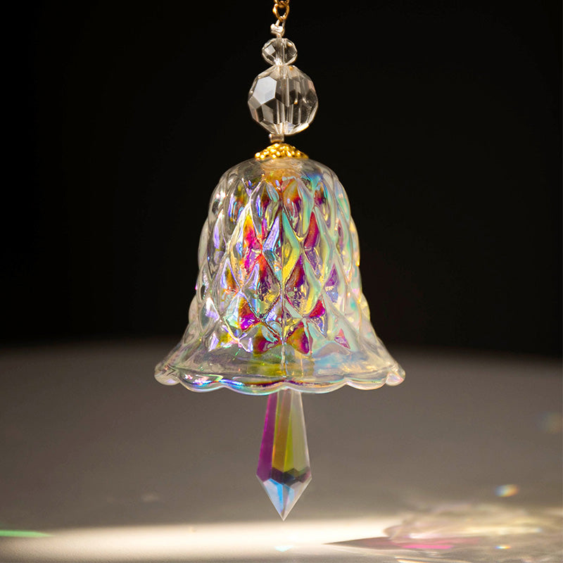Carillon éolien | Cloche cristal arc-en-ciel