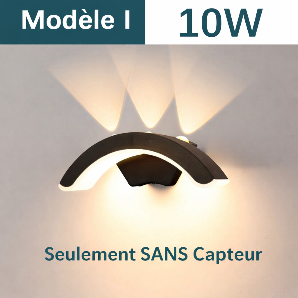 Applique Exterieure Murale LED MotionGuard modele i