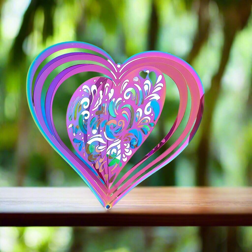 Décoration Jardin - WindShimmer™ - Coeur