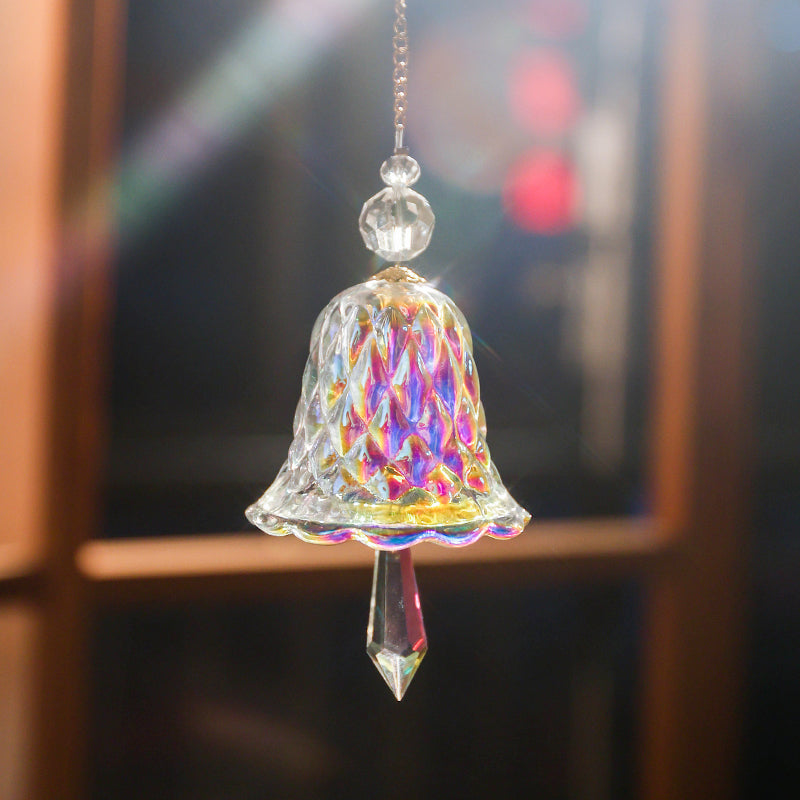 Carillon éolien | Cloche cristal arc-en-ciel