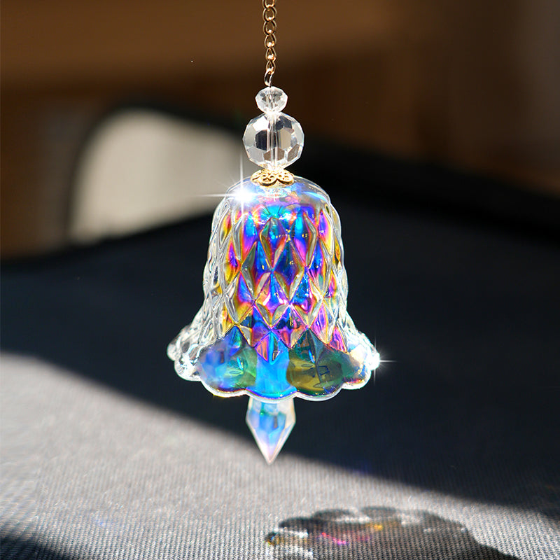 Carillon éolien | Cloche cristal arc-en-ciel