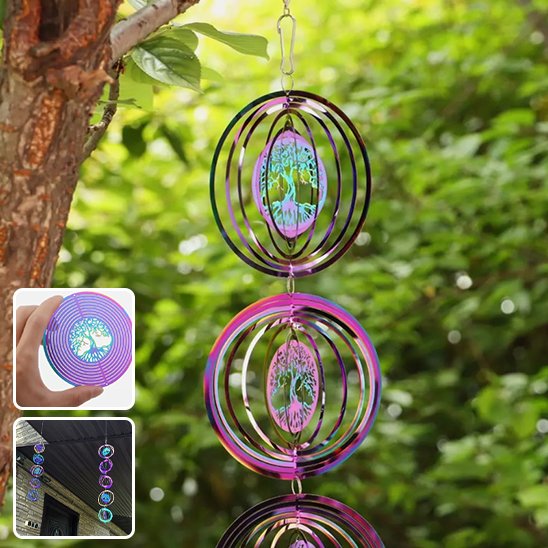 carillon a vent arbre de vie melodieux dans arbre