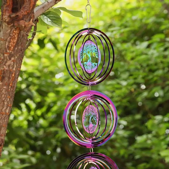 carillon a vent arbre de vie melodieux multicolore1