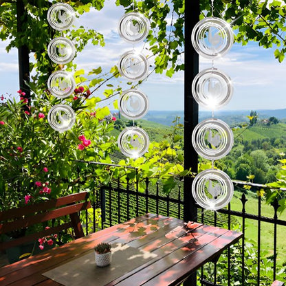 carillon a vent arbre de vie melodieux transparent terrasse