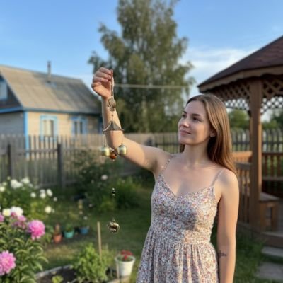 carillon dans la main femme