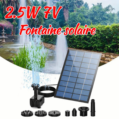 fontaine solaire 2,5w zengarden et accessoires