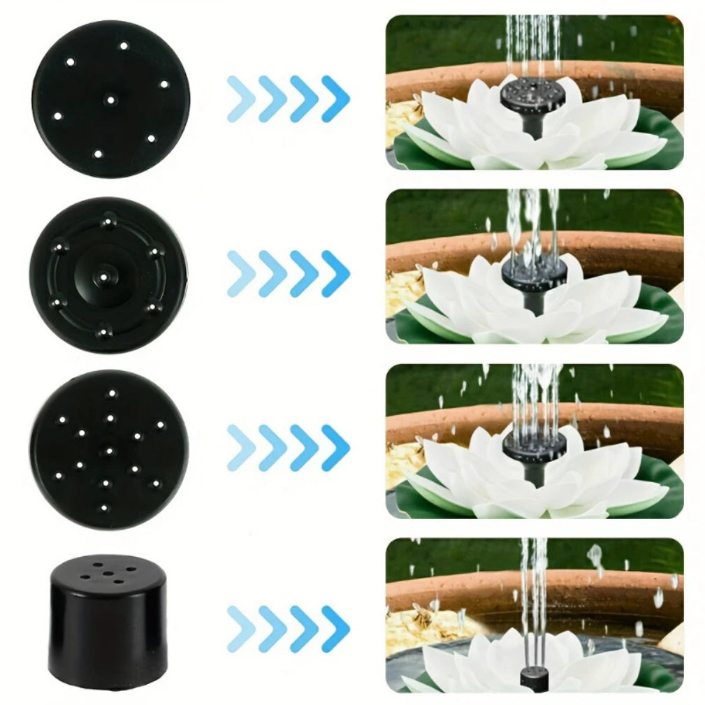 fontaine exterieur lotus zen beige differents jets