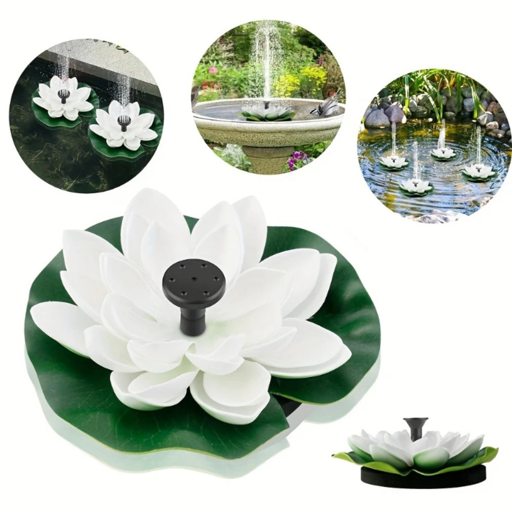 fontaine solaire exterieur lotus zen