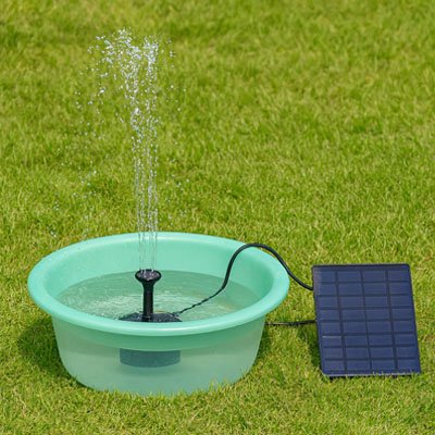 Fontaine solaire voir fonctionnement