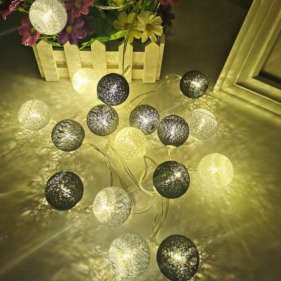 Guirlande lumineuse argenté
