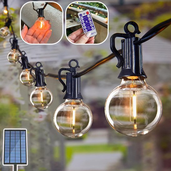 Guirlande lumineuse extérieur suspendue