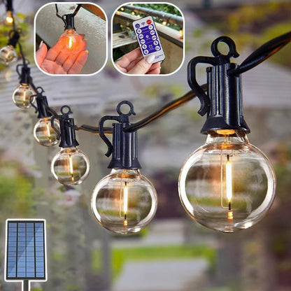 Guirlande lumineuse extérieur suspendue