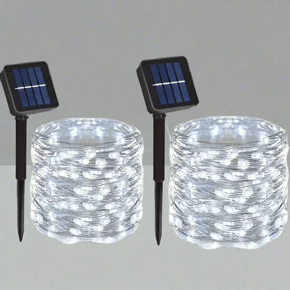 guirlande lumineuse lampe decorative blanc deux