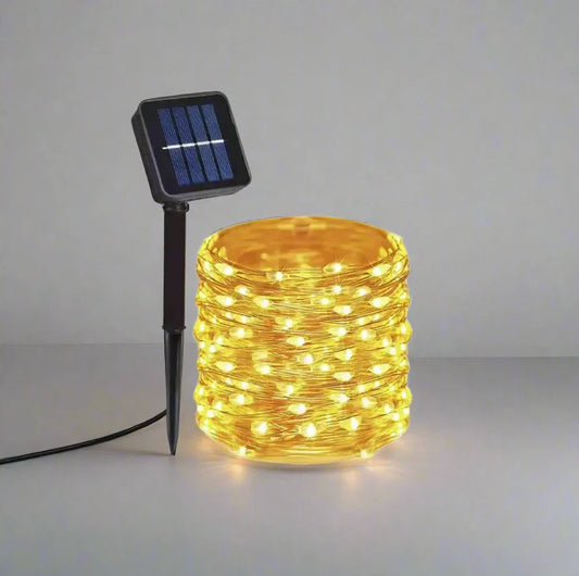 guirlande lumineuse lampe decorative jaune une piece