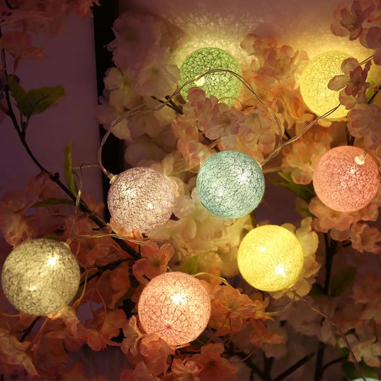 Guirlande lumineuse pastel