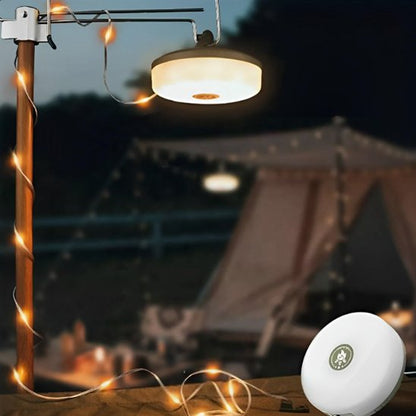 guirlande lumineuse splendid accrochée