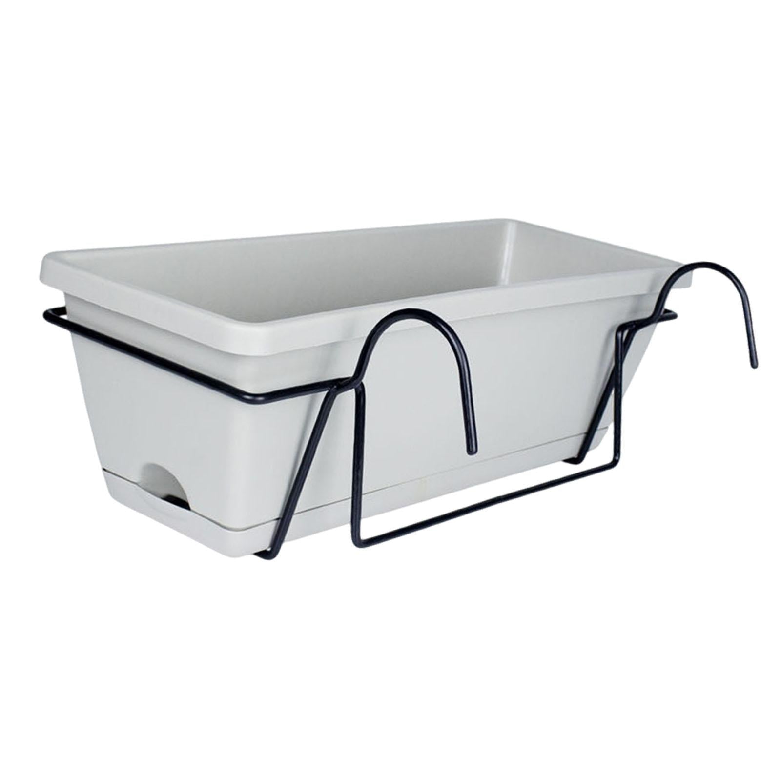 jardiniere balcon simplicity gris