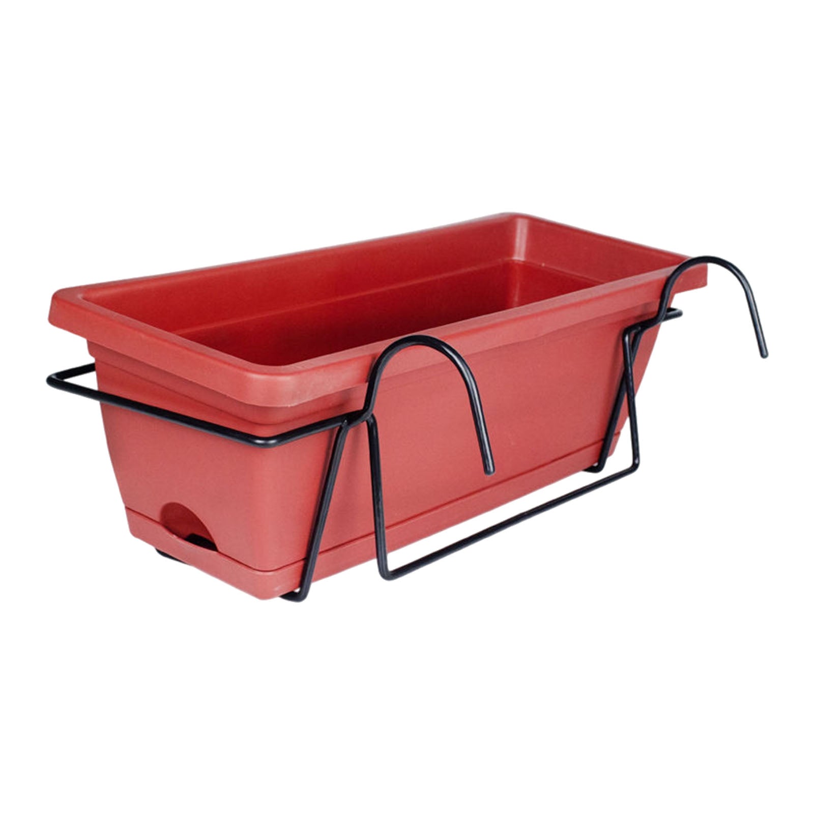 jardiniere balcon simplicity rouge