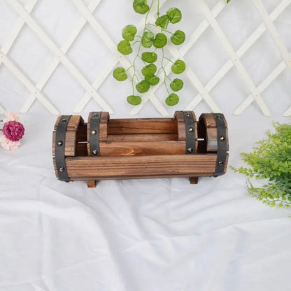 Jardiniere extérieur | Rustic Log