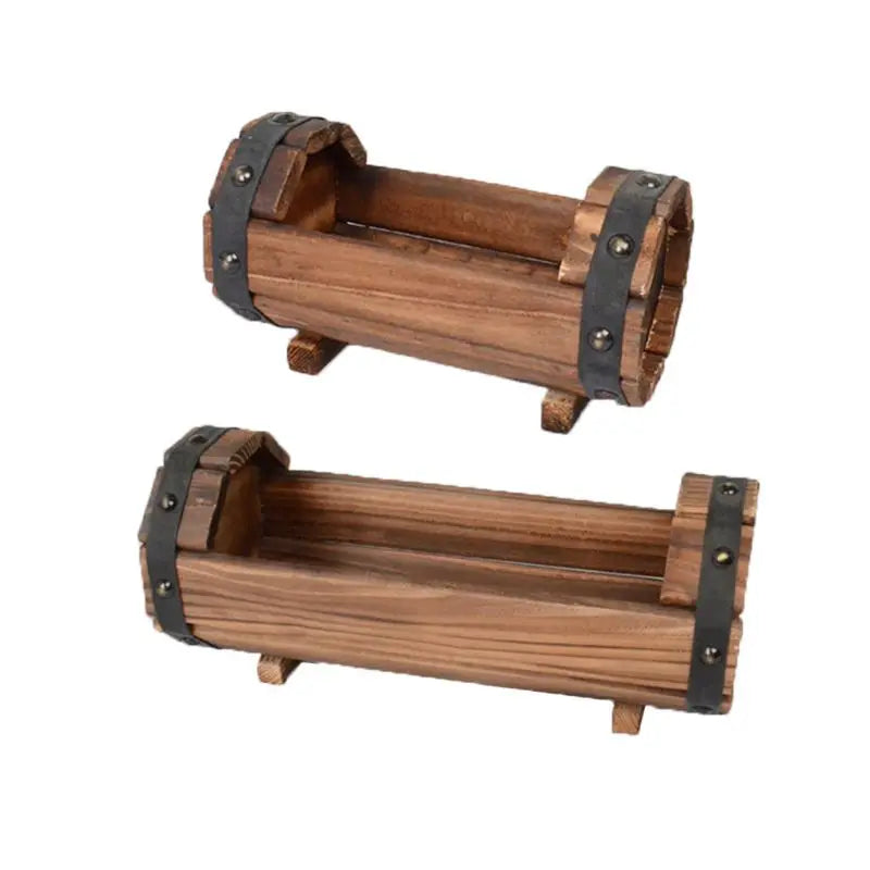 Jardiniere extérieur | Rustic Log