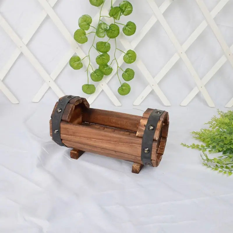 Jardiniere extérieur | Rustic Log