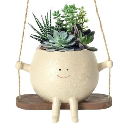 jardinière extérieur balançoire enfant smily
