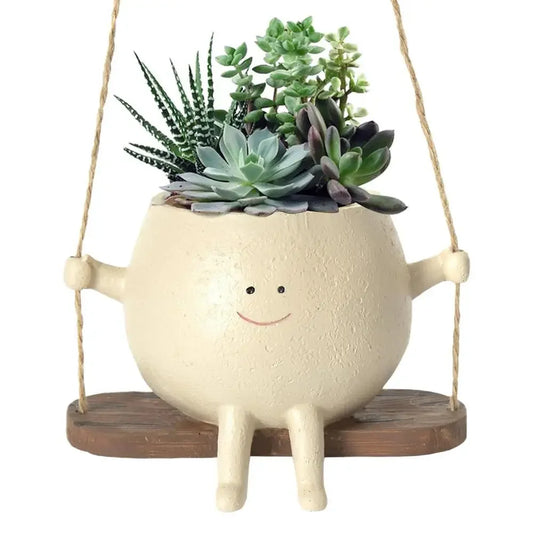 jardinière extérieur balançoire enfant smily