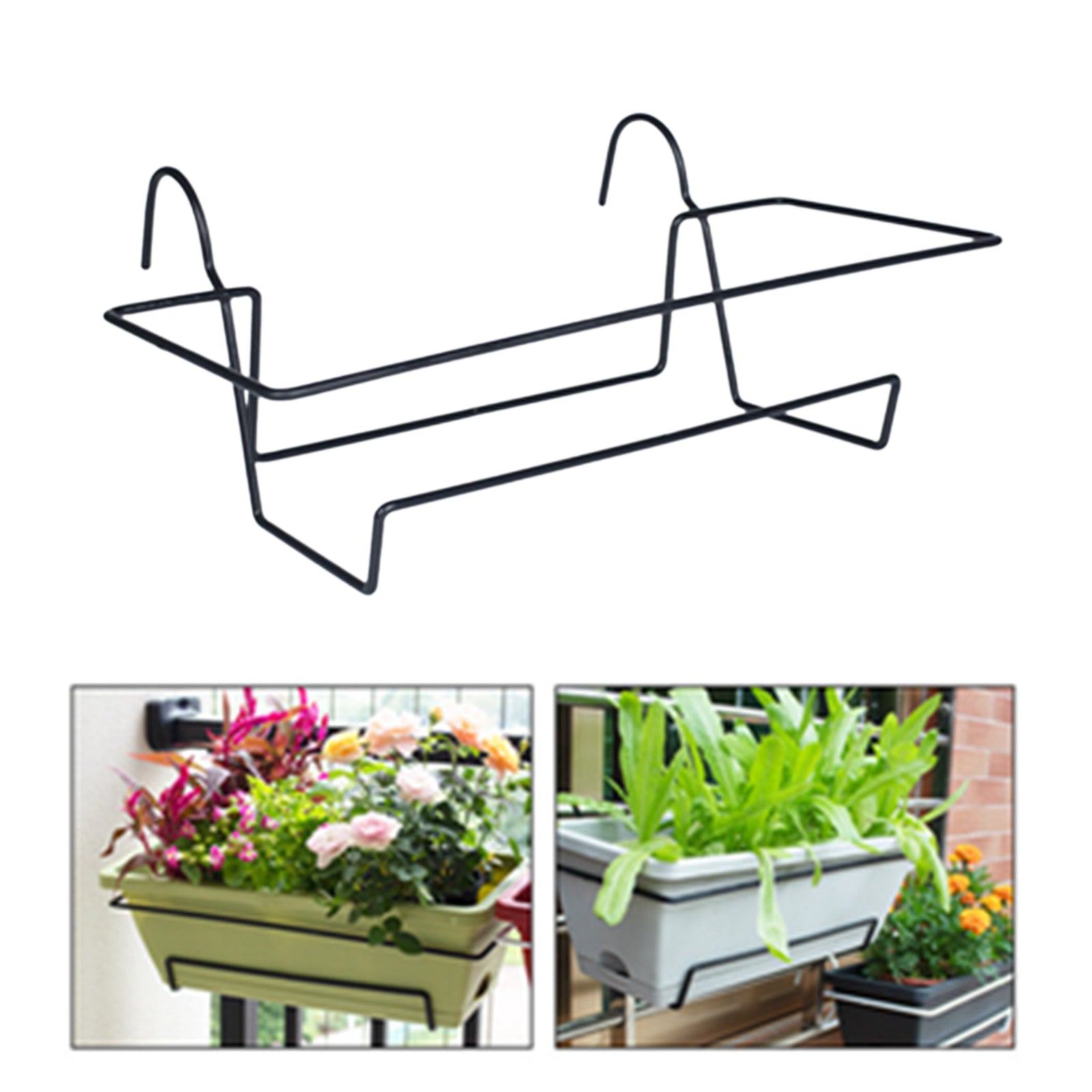 jardiniere exterieur balcon simplicity crochets