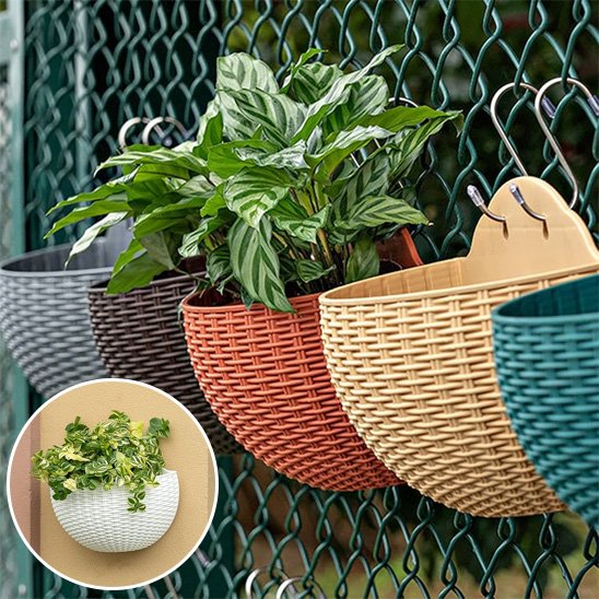 jardiniere murale eco design en rangee