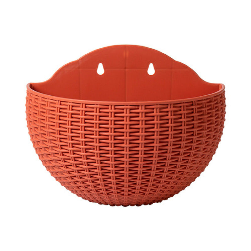 jardiniere murale eco design rouge brique