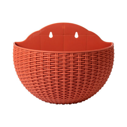 jardiniere murale eco design rouge brique