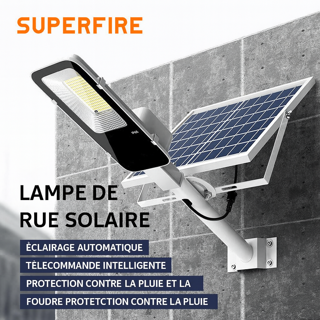 lampe de rue solaire lumina garden