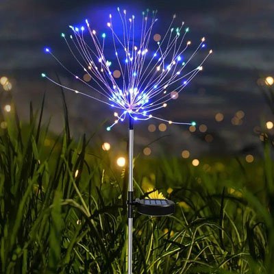 lampe solaire exterieur Eco bright dans le gazon