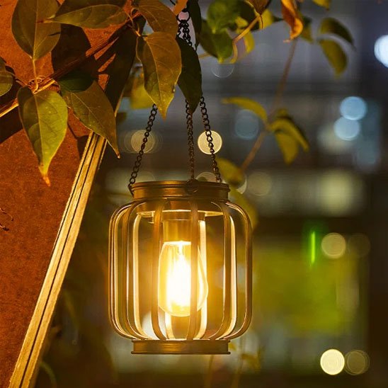 Lanterne solaire suspendue