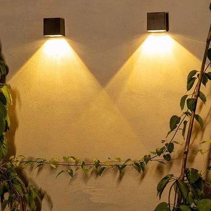 luminaire exterieur design led eco mur lisse