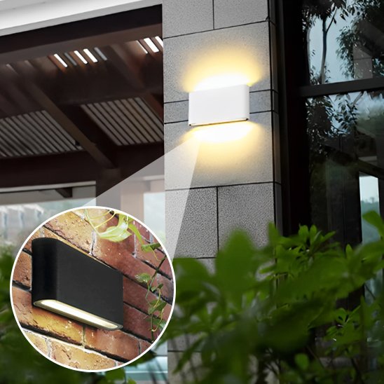 luminaire exterieur eco-design sur haie