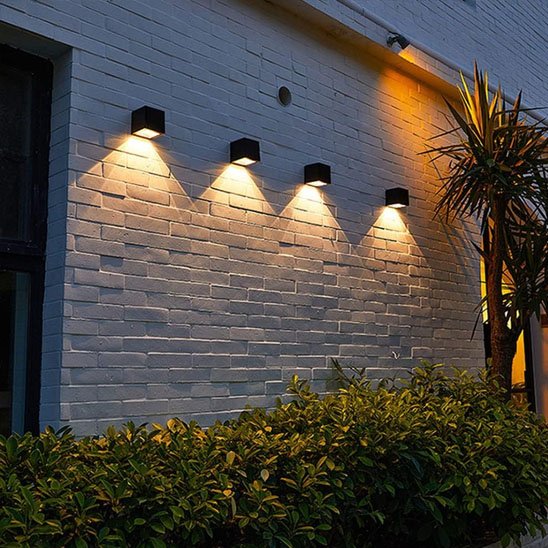 luminaire exterieure design led eco mur brique