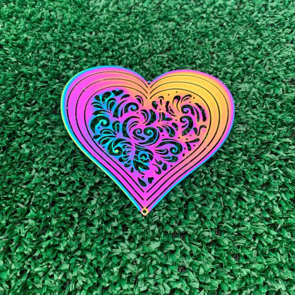 Décoration Jardin - WindShimmer™ - Coeur